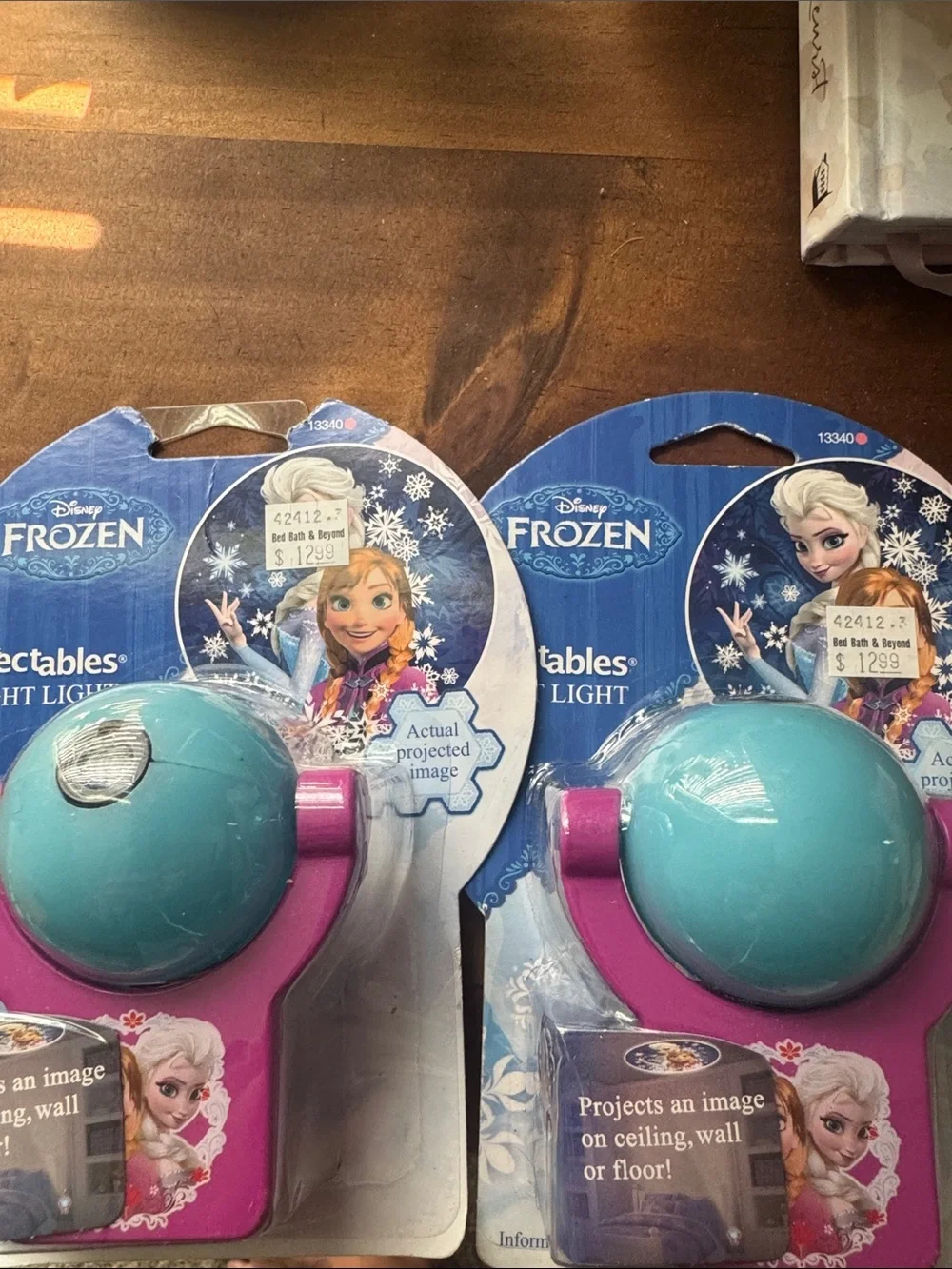 Disney Frozen Projectable Night Light - Aqua & Pink
